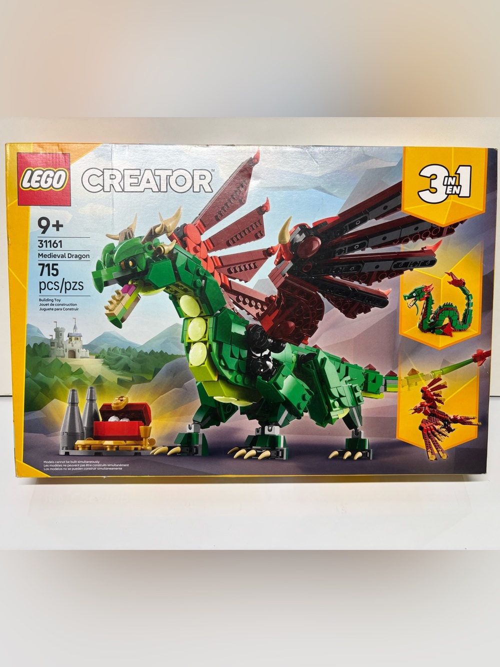 Lego Creator Medieval Dragon Set 31161